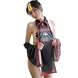 Yameidie Womens Japanese Witch Cosplay Lingerie Dress Anime Fancy Uniform Sexy Kimono Apparel...