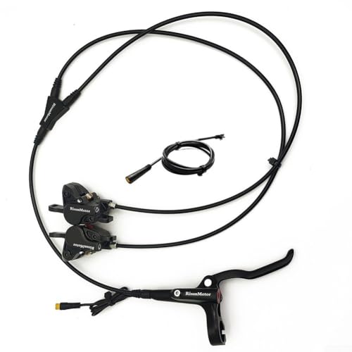 E-Bike Hydraulic Disc Brake Set Front Dual Calipers And Parking Button Single Oil Brake Hydraulic Brake Set Mountain Bike, E-Bike, Fat Bike From 3-pin Male Quick Release Connector To SM-2A 2-pin Male by Cloudpower - Image 7