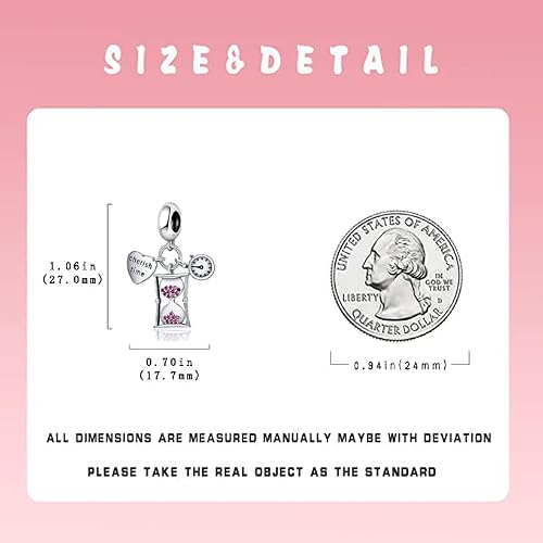 Lnqobu Happy Life Pendant Charm Bead Fits For Charm Bracelets - 925 Sterling Silver Dangle Pendant Bead For Woman Girl(With One Spacer Beads Charms) #TOP30