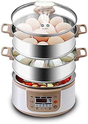 Eierkessel Multifunktionale elektrische Kessel 3-Schicht Rapid Eierkocher Dampfer Ei Poacher Kesselkapazität Abnehmbares…