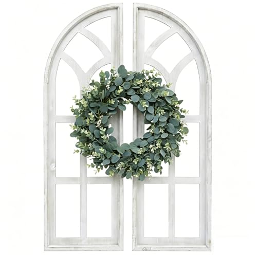 SwallowLiving Set of 2 Cathedral Arch Window Frame Wall Decor