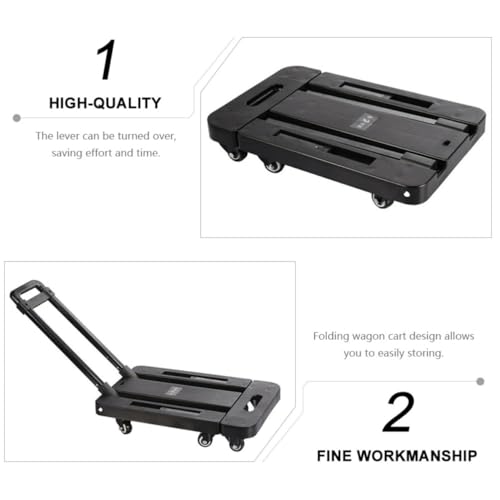 Plataforma inoxidable de transporte con ruedas PU para almacenamiento de gran carga 8