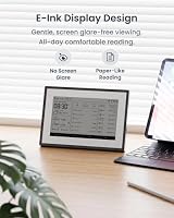SwitchBot Smartes E-Ink-Home-Dashboard, 7,5" kabelloser Monitor für Innen-/Außentemperatur und Luftfeuchte mit elektronischer Terminanzeige, 2,4-GHz-WLAN und BLE, kompatibel mit Google/iCloud/Outlook – Ansicht 3