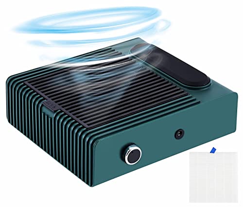 Nail Vacuum Cleaner 80W Nail Dust Collector Electric Dust Suction Machine Desk Vacuum Cleaner for Nail Salon with one Replaceable Filter