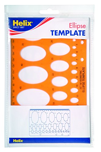 Spiralkreis-Schablone H67010 Ellipse Einzelpackung