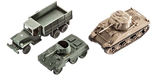 Revell 03350 US Army Vehicles WWII (1:144 Scale) by Revell