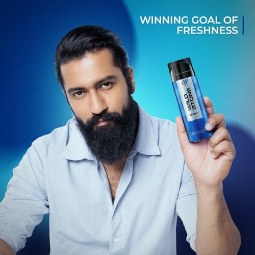Image of Wild Stone Sport Deodorant for Men, Pack of 2 (200ml Each) | Best Gym Deodorant | Perfect for Active Lifestyle | Everyday Body Spray for Men