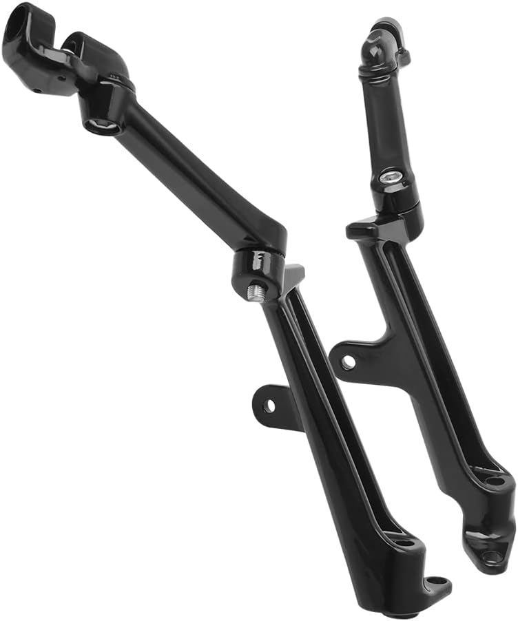 H RUO Motorcycle Highway Peg Mounts Foot Peg Mount Kits Fits for Harley Touring Electra Street Glide Road King 2009-2022