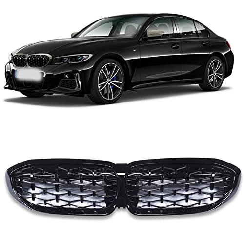 Calandre diamant pour BMW Série 3 G20 G28 style météore chic