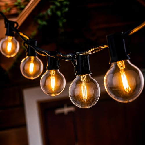 Image of One94Store Globe Warm White LED String Lights 5M | 12 Waterproof Decorative Hanging Bulbs | Outdoor & Indoor String Lights for Balcony, Garden, Patio, Backyard, Party, Wedding & Home Decor
