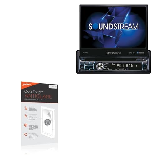 BoxWave Screen Protector Compatible with Soundstream VR-720B - ClearTouch Anti-Glare (2-Pack), Anti-Fingerprint Matte Film Skin