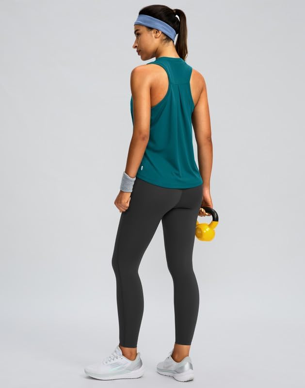 Women's Workout Tops Racerback Athletic Tank Tops Sleeveless Loose Fit Yoga Running Gym Shirts for Women thumbnail