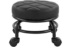 FURWOO Low Roller Seat Library Step Stool
