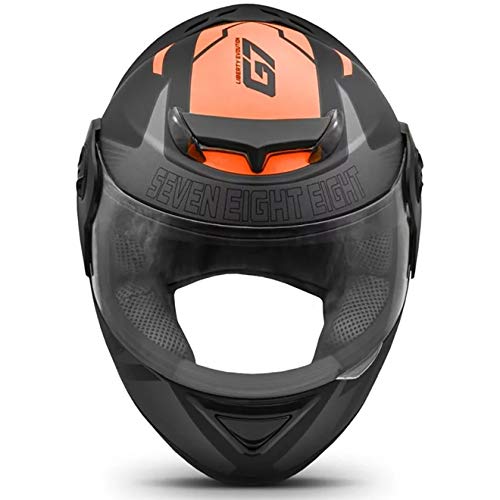 Pro Tork Capacete Evolution G7 58 Preto/Laranja