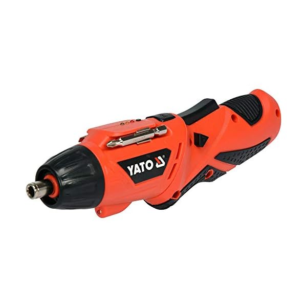 Yato Cordless Combi Drill Bohrschrauber 3,6 V 1,3 Ah YT-82760 Rot Schwarz – Bild 7
