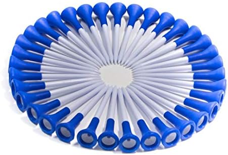 THF Plastic Golf tees with Soft Rubber Cover 3 1/4 83mm Pack of 50 Almost Unbreakable