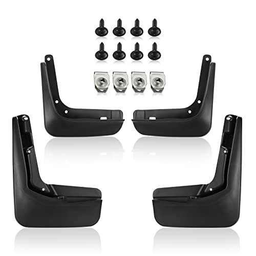 BDFHYK Mud Flaps Splash Guards 4PCS Front & Rear Side Mud Guards Compatible with Ford Fusion 2013-2018 Without OEM Fender Flares
