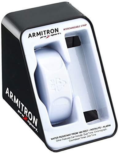 Armitron Sport Relógio unissex com pulseira de silicone intercambiável, 45/7124, Azul/lavanda, 45/71