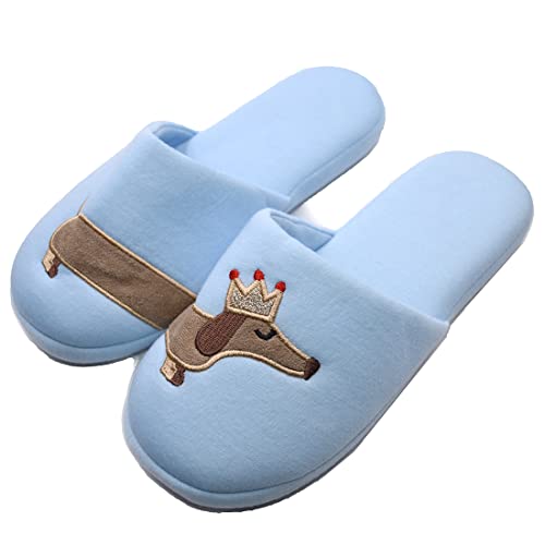 Women Dachshund Dog Slippers hot Critter Cotton AnimalIndoor Comfy Bedroom Slipper Unicorn Slippers2
