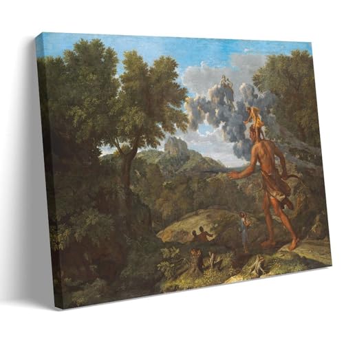 Blind Orion poster Nicolas Poussin toile avec cadre pour habiller un mur