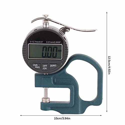 Calibrador Digital para Medición de Espesor, Rango 0-12.7 mm, Resolución 0.01 mm miniatura 3