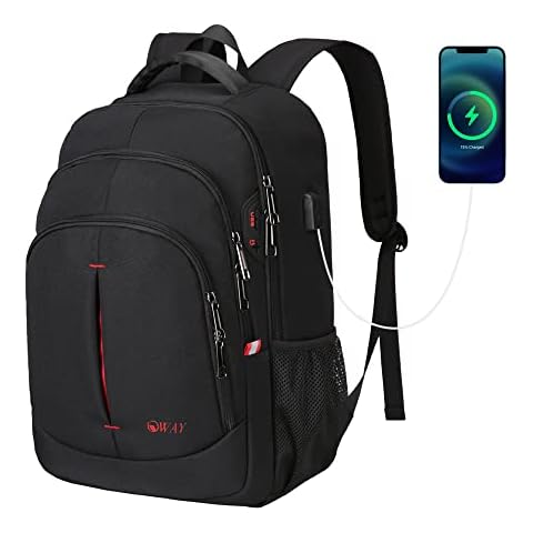 OWAY 15.6 Inch USB Charging Laptop Backpack Cover