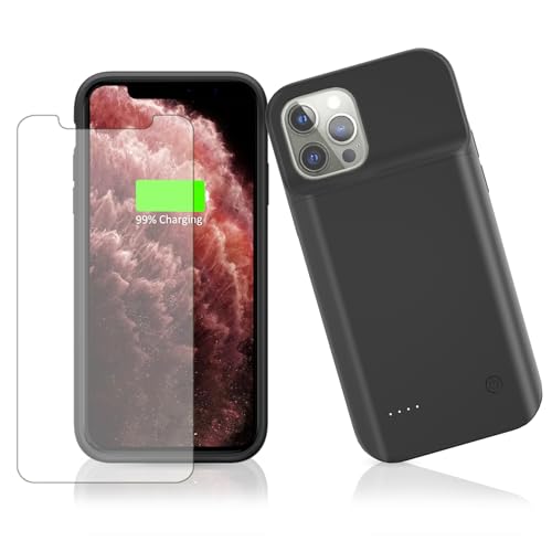 HUOBAO Funda de batería para iPhone 11 Pro [5000mAh] Funda de carga portátil, protectora y recargable para iPhone 11 Pro (5.8 Pulgadas)