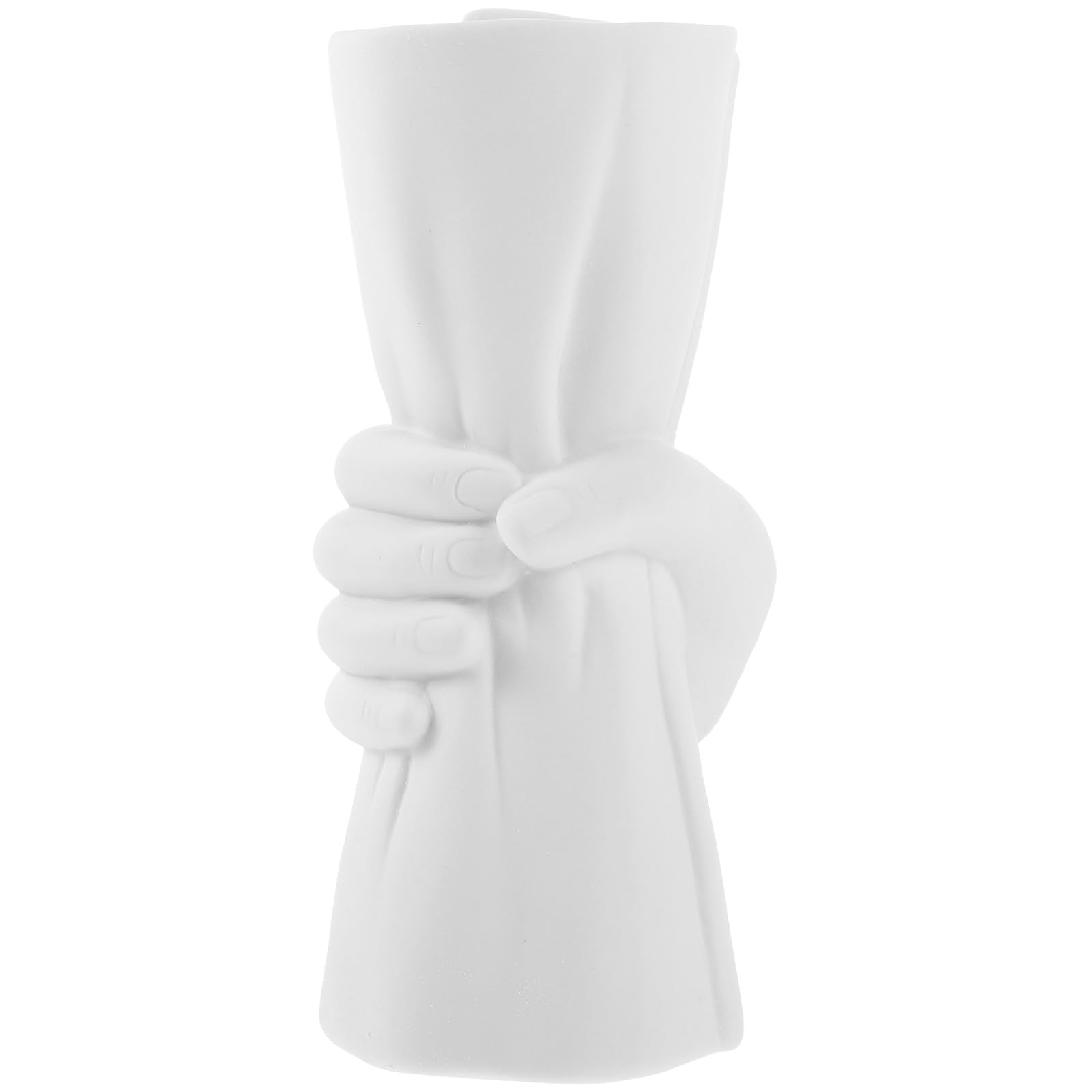 Vase en céramique blanc fleur séchée accessoire photo et déco salon