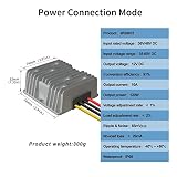 NInE-ROnG 36 V 48 V do 12 V przetwornik napięcia reduktor napięcia 10A 120W DC na DC Wodoodporny przetwornik napięcia Regulowany regulator napięcia Zastosowanie do modułu zasilania wózka golfowego