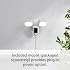 Like-New Ring Floodlight Cam Pro - Plug-in power, White