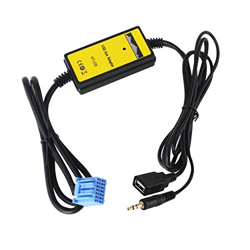 Yomikoo USB AUX Adapter, Car Radio Digital CD Changer 3.5mm Aux Input Interface for Honda 2.3 1998-2002 Accord,1999-2005 Civic,1999-2004 CRV,1999-2004 Odyssey,Acura 2000-2003 CL