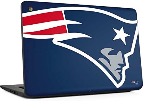 Skinit Decal Laptop Skin Compatible with Chromebook 14 G5 - Officially Licensed NFL New England Patriots Large Logo Design
