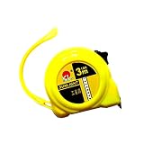  joyMerit Cinta Métrica Retráctil Práctica Cinta Métrica de Bolsillo Cinta Métrica/Pulgadas Cinta Métrica 3/5 Metros - Amarillo-3m