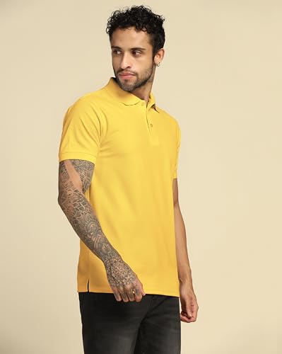 Image of VastraVibes Men's Polo Regular Fit T-Shirt