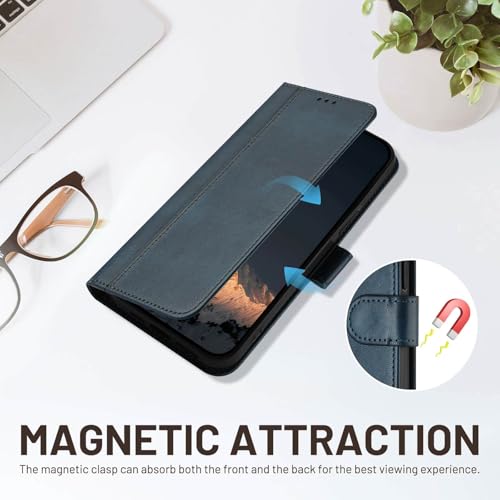 Étui portefeuille iPhone 15 protection similicuir rabat support