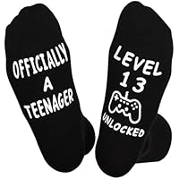 Clydewy Calcetines de 13 años, calcetines de 13 años, regalos de