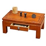 vente meubles orme massif Stable et écologique : Les pieds de cette table sont en bois épais et épais, ce qui lui permet de supporter uniformément la table basse. Vous pouvez y poser n'importe quel objet sans qu'elle ne tremble. De plus, nous utilisons une peinture écologique, exempte de substances nocives.