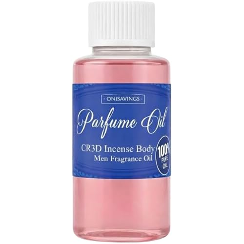 1 Fl Oz CR3D Incense Oil for Men Scented Fragrance Oil - Our Interpretation Essential Oils for Multi Use Made with Natural Ingredients & Good for Gifts