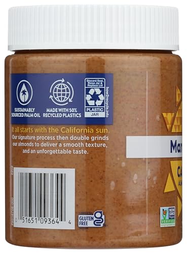 MaraNatha Creamy Roasted Caramel Almond Butter, No Stir, 12 Ounce Jar - Thumbnail 6
