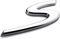 Vista 7 de S - Insignia de emblema para Porsche 911 Cayenne Carrera Turbo Panamera Boxster (S-Rojo)