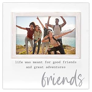 Malden International Designs 4x6 Friends Expressions Rustic Whitewash Picture Frame Malden International Designs 4×6 Friends Expressions Rustic Whitewash Picture Frame