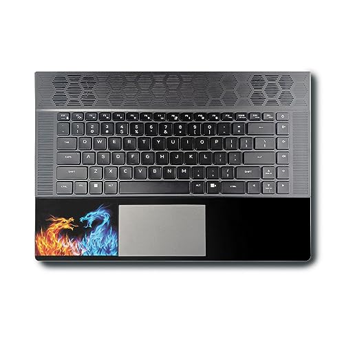 Image of MightySkins Skin Compatible with Alienware X16 R1 (2023) Full Wrap Kit - Dueling Dragons | Protective, Durable, and Unique Vinyl Decal wrap Cover | Easy to Apply & Change Styles | Made in The USA