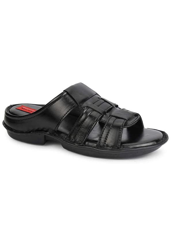 FASHION VICTIM 8001 Mens Black Open Sandal - 8 UK (B09M4CVTJV) Amazon Price History, Amazon Price Tracker