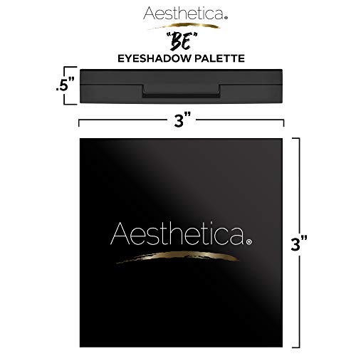 Aesthetica"Be" Eyeshadow Palette - Nine Shades - Glitter And Matte Eye Shadow Kit - (Be Fierce) #TOP7