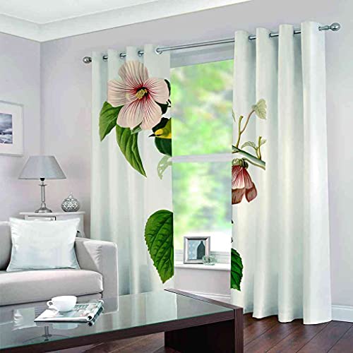 Rideaux occultants 100% polyester 3D isolant thermique phonique 200x214 cm - 4