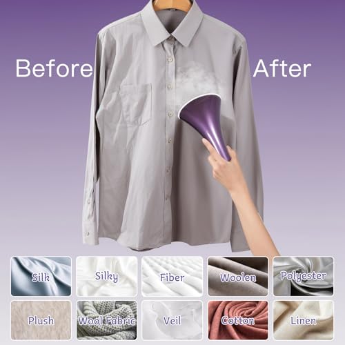 Kikihouse X-Large 3.8L Water Tank Steamer for Clothes, 1500W Powerful Standing Garment Steamer, 90 Mins Continuous Steaming, 45s Fast Heat-Up, Wheels for Easy Movement