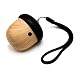 JSAUX Portable Mini Wireless Nut Speaker with Enhanced Bass and Built-in Mic and Sling for Home Outdoor Travel Compatible with iPhone iPad Android Samsung Tablet and More