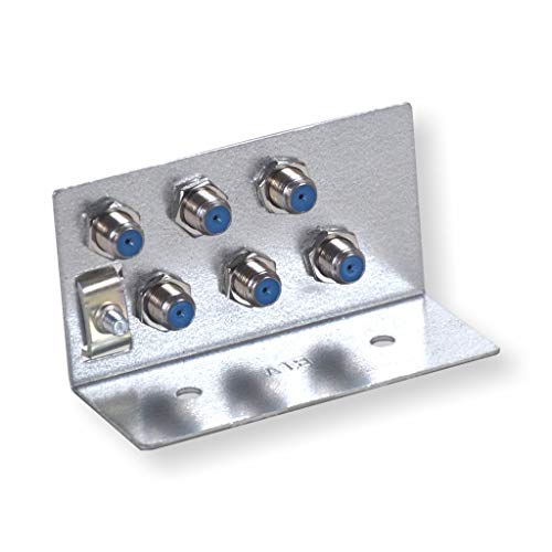 Erdungsschiene F-Technik 6-Fach- Erdungsblock Erdungswinkel Blitzschutz Sat Cover