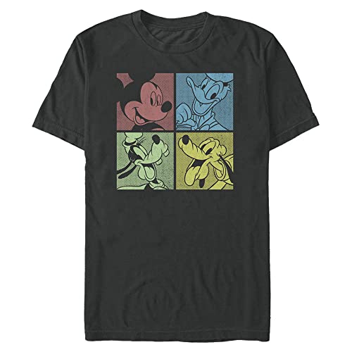 T-Shirt Disney Fab Four Noir : Retrouvez la Magie de l'Enfance