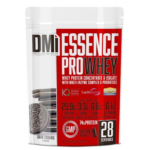 DMI INNOVATIVE NUTRITION Essence Pro Whey 1 kg Sabor Galleta Negra